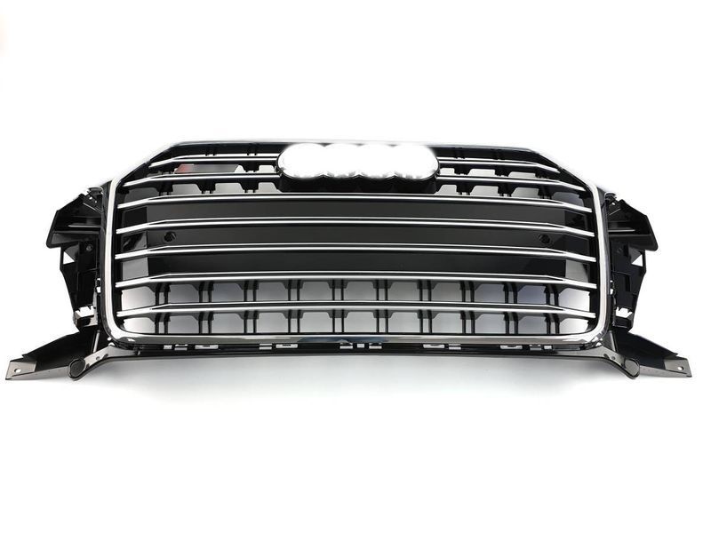 Решетка радиатора на Audi Q3 2014-2018 в стиле SQ3 Chrome Black 429958 фото