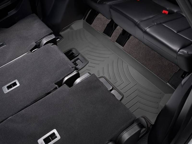 3D коврики для Ford Expedition, Lincoln Navigator 2018- черные 3 ряд 8 мест WeatherTech 4412956 197598 фото