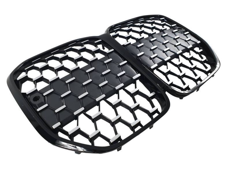 Решетка радиатора на BMW 4 G22, G23 2020-2024 Diamond Silver 431269 фото