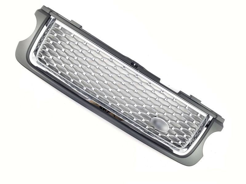 Решітка радіатора на Land Rover Range Rover 2010-2013 + жабри Silver Chrome 427489 фото