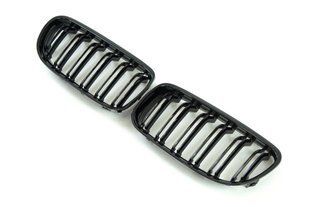 Решетка радиатора на BMW 3 E90, E91 2008-2012 M-Look Black 429038 фото