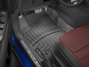 3D килимки для Lexus NX 2014- чорні передні WeatherTech 447491 46520 фото