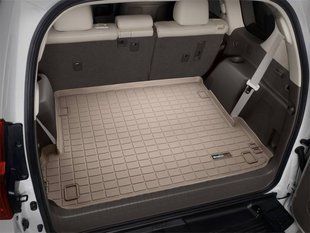 Килимок у багажник для Toyota Land Cruiser Prado 150, Lexus GX460 2009- 3х зон. клімат бежевий WeatherTech 41457 45952 фото