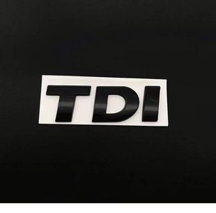 Автологотип емблема напис Volkswagen TDI чорний на кришку багажника 364790 фото