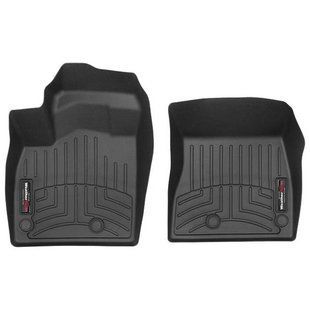 3D килимки для Nissan Rogue 2021- чорні передні WeatherTech 4416441 242511 фото