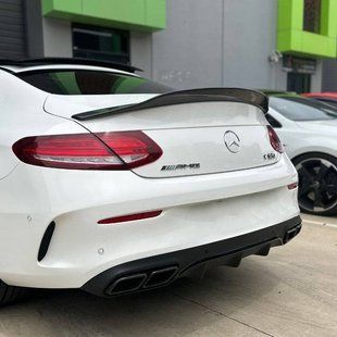 Спойлер на Mercedes C-class C205 Coupe 2014- PSM Style чорний глянець 430144 фото