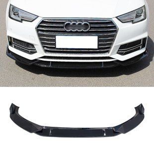 Сплітер губа переднього бамперу на Audi A4 B9 2015-2019 S-Line бампер 430172 фото