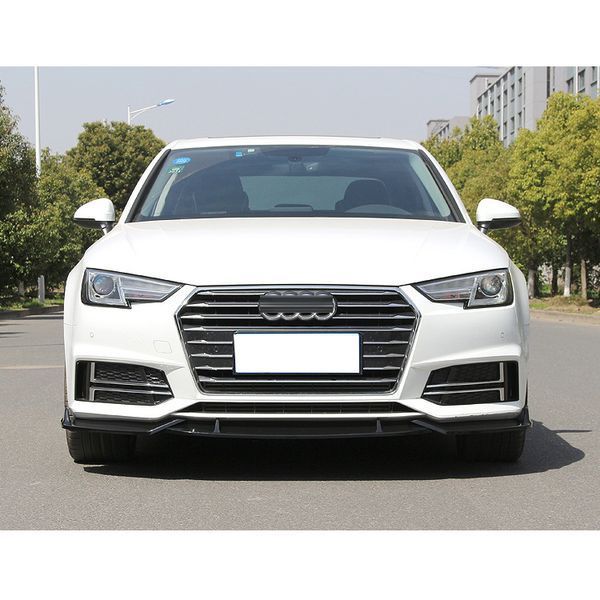 Сплітер переднього бампера на Audi A4 B9 2015-2019 S-Line бампер 430172 фото