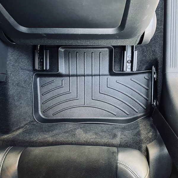 3D килимки для Dodge Challenger 2011-2023 чорні задні WeatherTech 443862 141176 фото