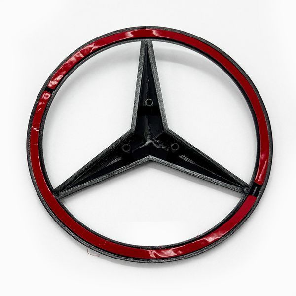 Задняя эмблема Mercedes-Benz GLC-class X254 2022- Черный глянец A2548170100 523023 фото