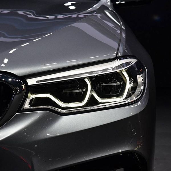 Передние фары на BMW 5 Series G30 2017-2020 FULL LED вместо оригинальных ксеноновых фар SY 430405 фото
