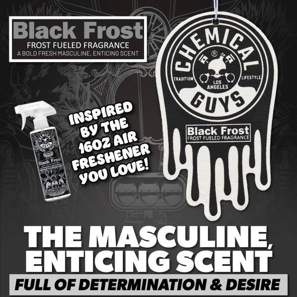 Освіжувач повітря в авто Chemical Guys Black Frost 3 шт 417422 фото