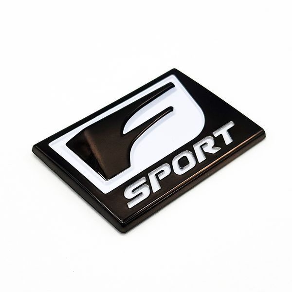 Автологотип шильдик эмблема Lexus F Sport Black Еdition 65мм черный глянец 521790 фото