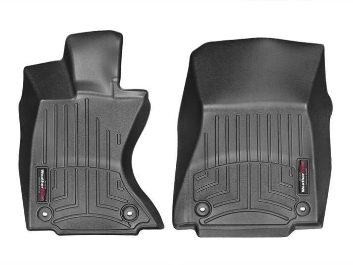 3D килимки для Lexus IS, RC 2014- AWD чорні передні WeatherTech 445751 98243 фото