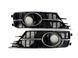 Решетки в бампер Chrome Black (Ultra под дистроник) на Audi A6 C7 2014-2018 429136 фото 1