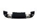 Диффузор (заднего бампера) Full Black/Chrome Pipe (в стиле TTRS) на Audi TT 2014-2018 427830 фото 2