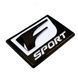 Автологотип шильдик эмблема Lexus F Sport Black Еdition 65мм черный глянец 521790 фото 2