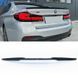Спойлер на машину BMW 5 G30 2017-2022 в стиле М4 черный глянец 429878 фото 1