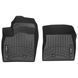 3D килимки для Nissan Rogue 2021- чорні передні WeatherTech 4416441 242511 фото 1
