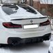 Спойлер на машину BMW 5 G30 2017-2022 в стиле М4 черный глянец 429878 фото 2