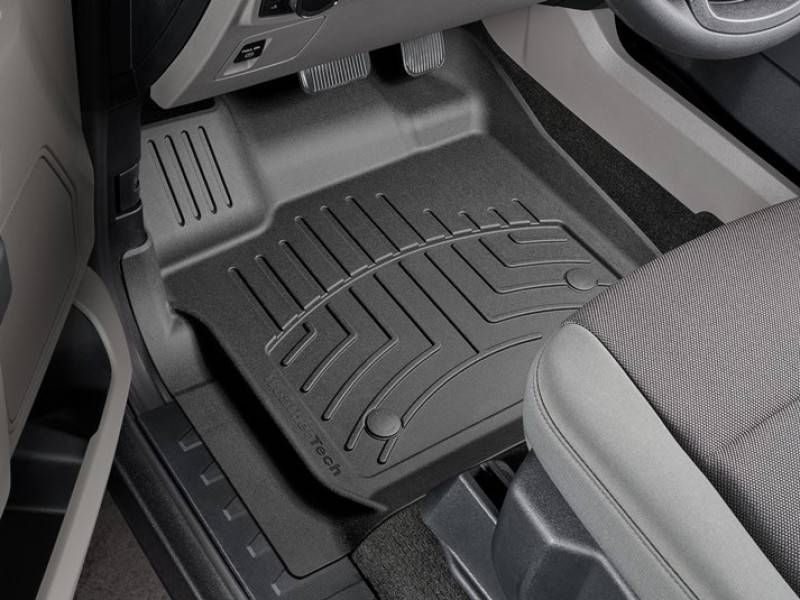 3D килимки для Ford F-150 2014-2020, 2021- чорні передні WeatherTech HP 446971IM 141179 фото