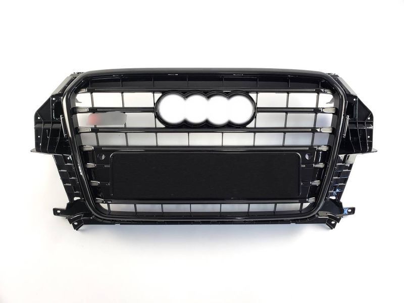 Решетка радиатора на Audi Q3 2011-2014 стиль SQ3 Black 429959 фото