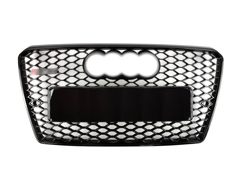 Решетка радиатора на Audi A7 2010-2014 в стиле RS7 Black 427327 фото
