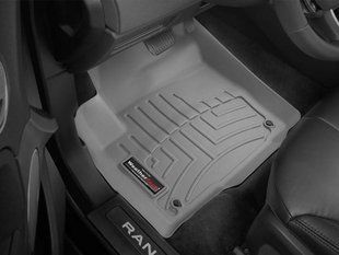 3D килимки для Land Rover Range Rover Evoque 2012-2018 сірі передні WeatherTech 464041 141684 фото