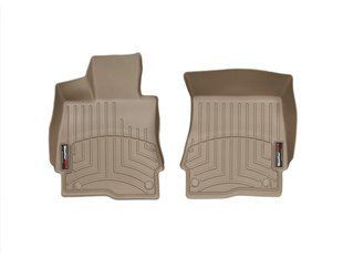 3D килимки для Mercedes S-class W221 2005-2013 бежеві передні WeatherTech 452521 46654 фото