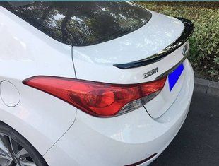 Спойлер на Hyundai Elantra 2012-2017 чорний глянець 352436 фото