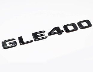 Автологотип емблема напис Mercedes GLE400 Black чорний глянець 409818 фото