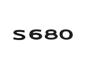 Автологотип емблема напис Mercedes S680 W223 Black Package чорний глянець 521792 фото