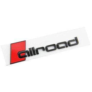 Автологотип емблема Audi Allroad A6 C5 C6 C7 A4 B8 B9 Black Red Edition на кришку багажника 423261 фото