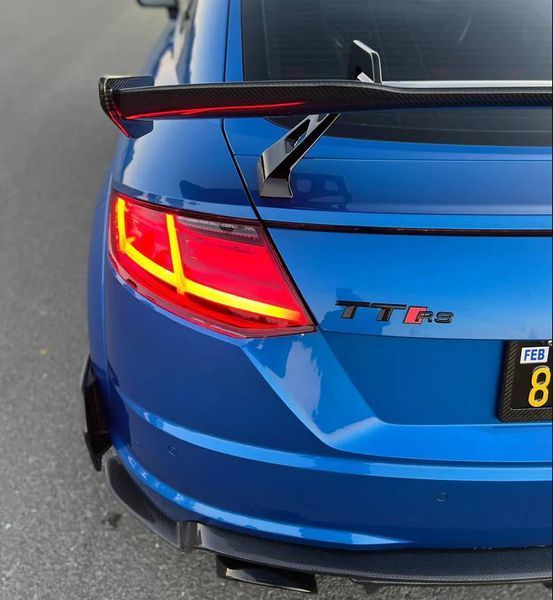 Автологотип шильдик эмблема надпись Audi TTRS Tuning Exclusive Black Edition на крышку багажника 425572 фото