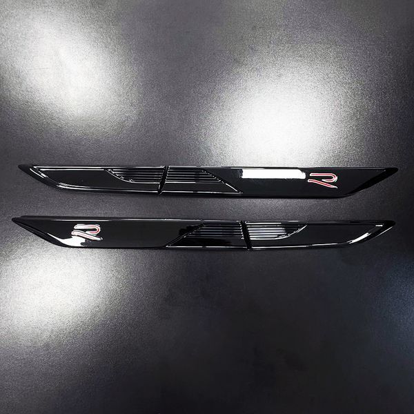 Автологотип емблема напис на крила Volkswagen Tiguan R-line Red Black Edition 2020-2024 чорний глянець 523436 фото