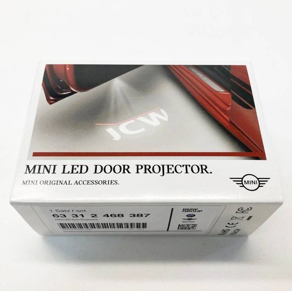 Проектор дверей MINI, JCW LED оригінал 63312468387 415576 фото