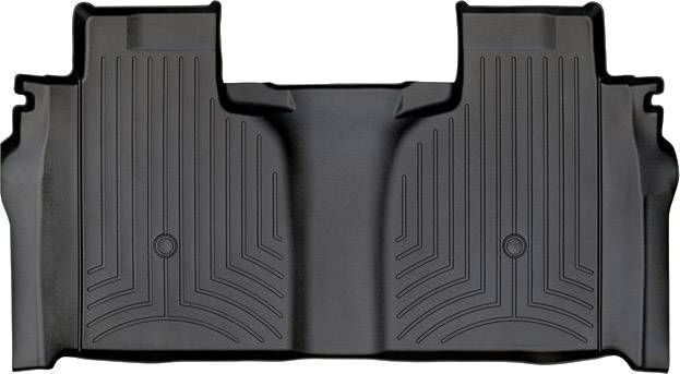 3D коврики для Chevrolet Silverado, GMC Sierra 2019- Crew Cab черные задние Bucket Seating WeatherTech 4414362 141174 фото