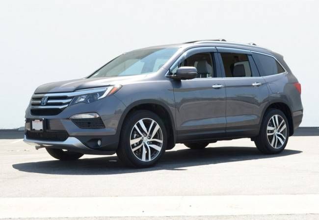 Дефлектори вікон для Honda Pilot 2016- з хром молдингом WELLvisors 3-847HD029 162738 фото