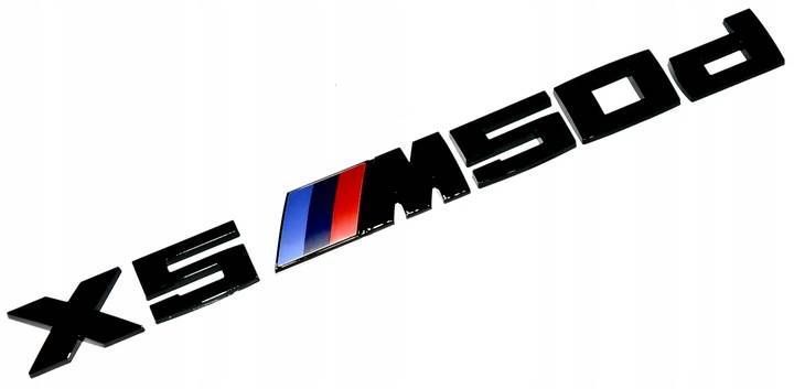 Автологотип емблема напис BMW X5m50d Black Shadow Edition чорний глянець 365154 фото Автологотип емблема напис BMW X5m50d Black Shadow Edition чорний глянець 365154 фото