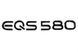 Автологотип емблема напис Mercedes EQS580 чорний глянець 430931 фото 1