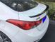 Спойлер на Hyundai Elantra 2012-2017 чорний глянець 352436 фото 1