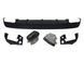 Диффузор (заднего бампера) Full Black / Black Pipe (стиль CLA45 AMG) на Mercedes CLA-class C117 2013-2017 427852 фото 1