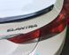 Спойлер на Hyundai Elantra 2012-2017 чорний глянець 352436 фото 2