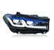 Передние фары на BMW 5 Series G30 2020-2024 FULL LED вместо оригинальных ксеноновых фар 430406 фото 4