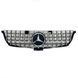 Решетка радиатора на Mercedes M-class W166 2011-2015 GT Chrome Black 427603 фото 1