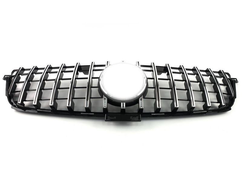 Решетка радиатора на Mercedes M-class W166 2011-2015 GT Chrome Black 427603 фото