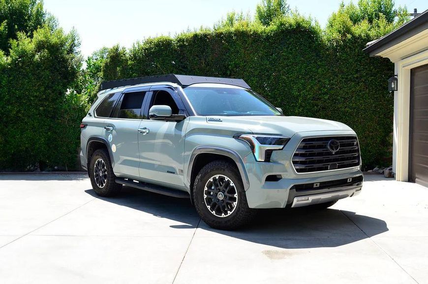 Дефлекторы окон на Toyota Sequoia 2022- Premium Series WELLvisors 3-847TY075 414407 фото