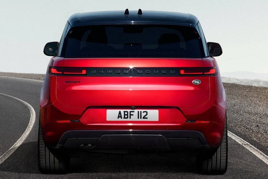 Автологотип напис Range Rover, Range Rover Sport 2022- на кришку багажника чорний глянець 424037 фото