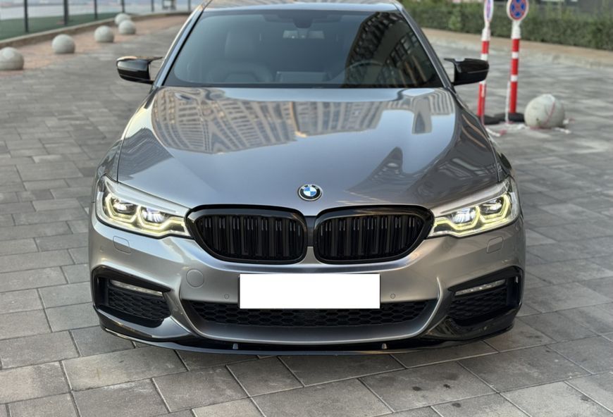 Сплітер переднього бамперу на BMW 5 G30, G31 2017-2020 M-Performance V1 521563 фото