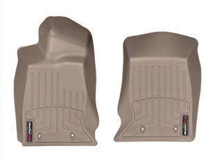 3D килимки для Jaguar XK 2006-2014 бежеві передні WeatherTech 456741 141643 фото